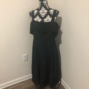 J. Crew Black label chiffon dress